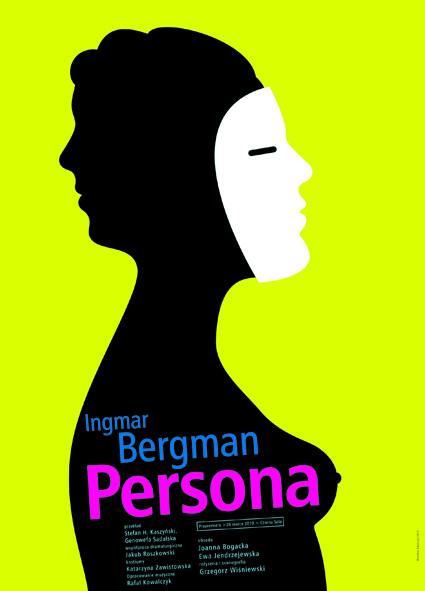 Plakat spektaklu Persona-Teatr Wybrzeże (źródło: materiał prasowy organizatora)