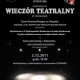 Plakat Wieczoru Teatralnego w Słupsku (źródło: materiały prasowe organizatora)