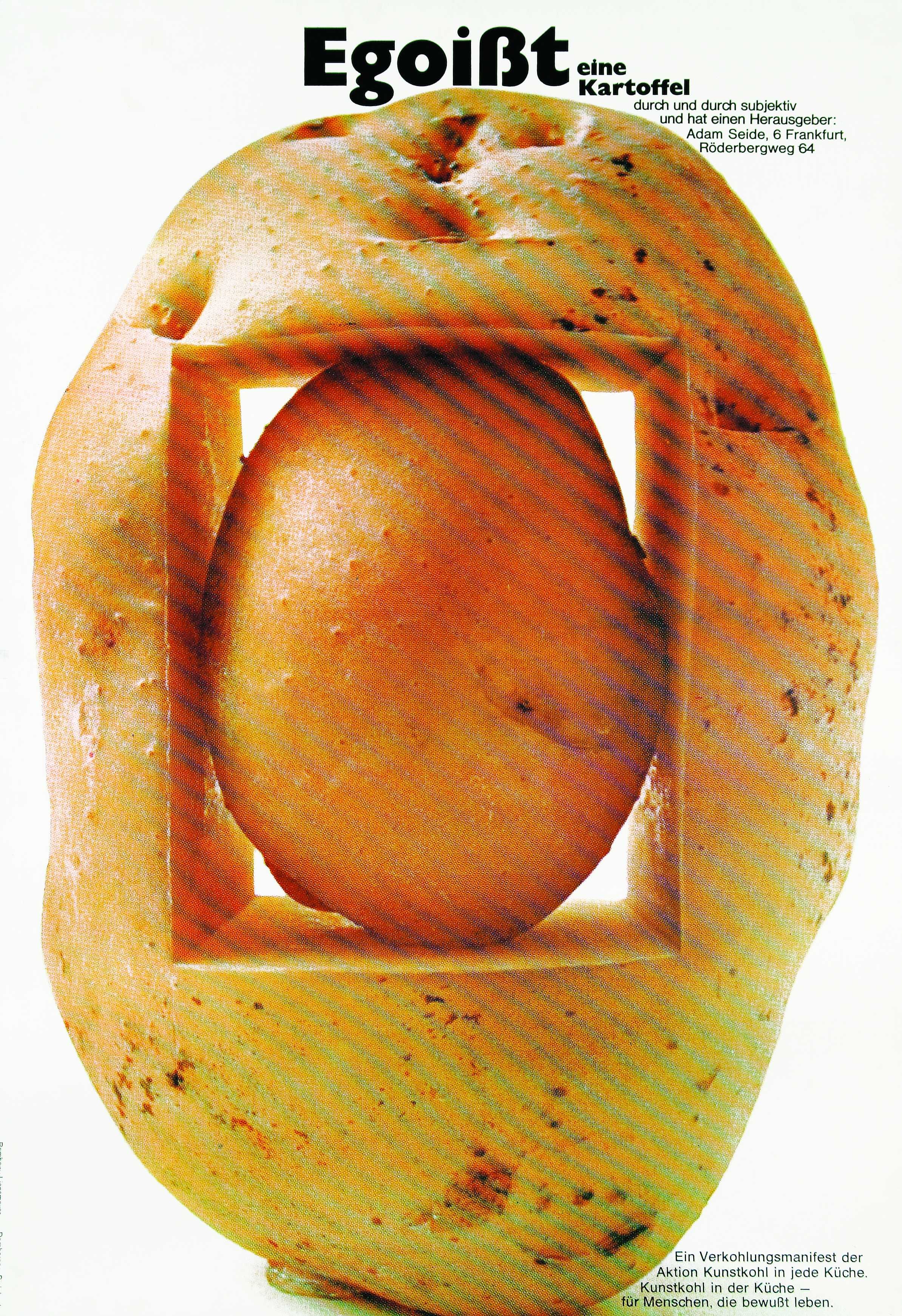 Günter Rambow, Egoist eine Kartofel, 1968, Pl.O.2018 (źródło: materiały prasowe Muzuem Plakatu)