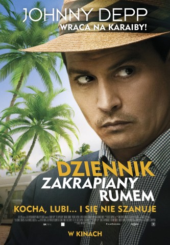 Plakat filmu Dziennik zakrapiany rumem (źródło: materiał prasowy dystrybutora)