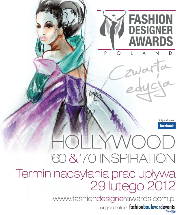 Fashion Designer Awards 2012 - plakat (źródło: materiał prasowy organizatora)