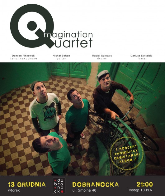 Plakat koncertu Imagination Quartet (źródło: materiały prasowe zespołu)