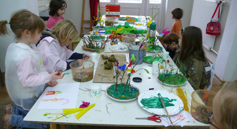 Warsztaty plastyczne dla dzieci w Fundacji Atelier (źródło: materiał prasowy organizatora)