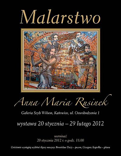 Anna Maria Rusinek "Plakat" (źródło: materiały prasowe Galerii)