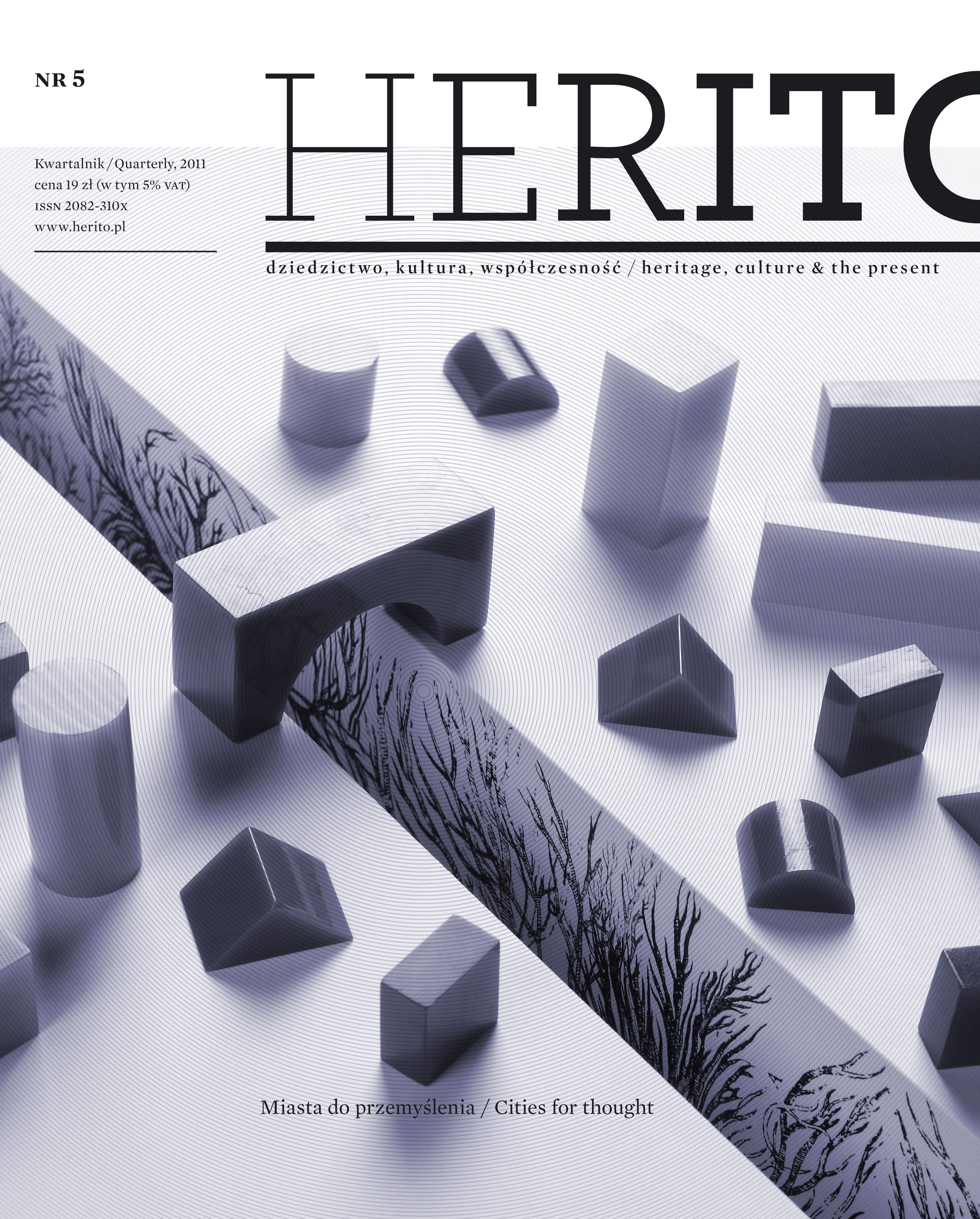 Okładka kwartalnika "Herito" (źródło: materiały prasowe MCK w Krakowie)