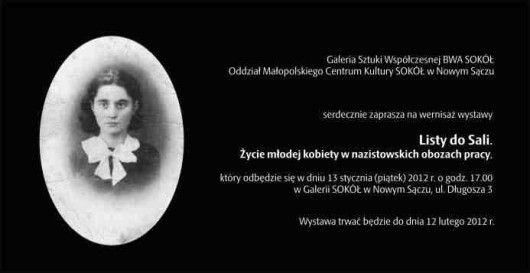 Listy do Sali (źródło: materiały prasowe Galerii)