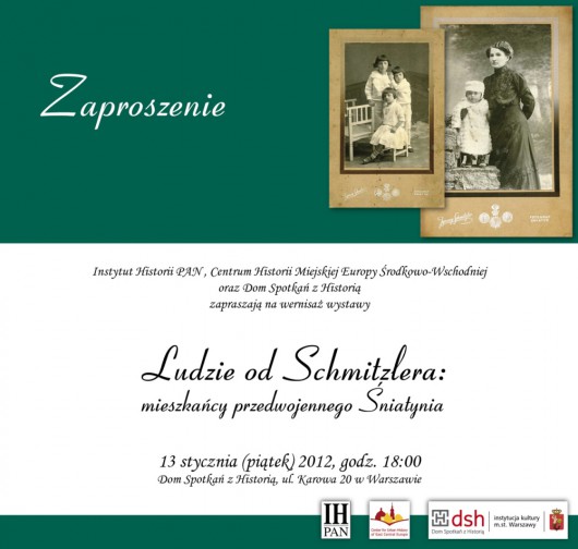 Ludzie od Schmitzlera: mieszkańcy przedwojennego Śniatynia (źródło: materiały prasowe Domu Spotkań z Historią)