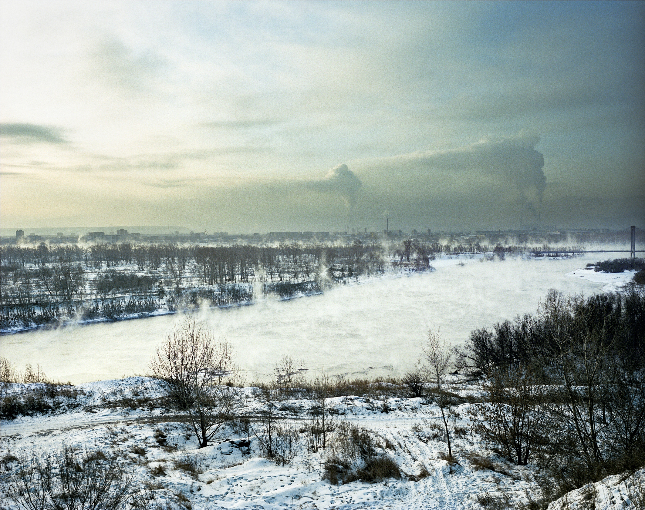 Rzeka Jenisej, Krasnojarsk / Rafał Milach z cyklu 7 Rooms, 2004-2010, dzięki uprzejmości artysty