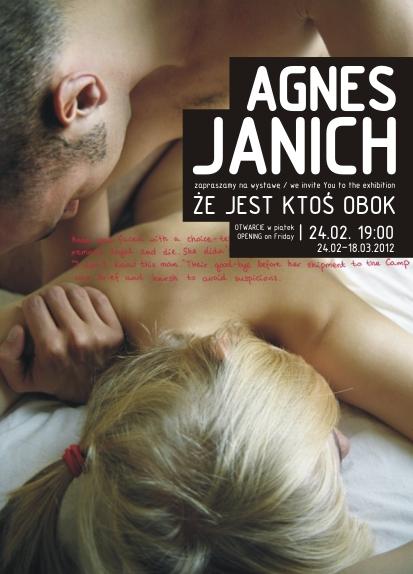 Agnes Janich, „Że jest ktoś obok”, plakat (źródło: materiały prasowe)