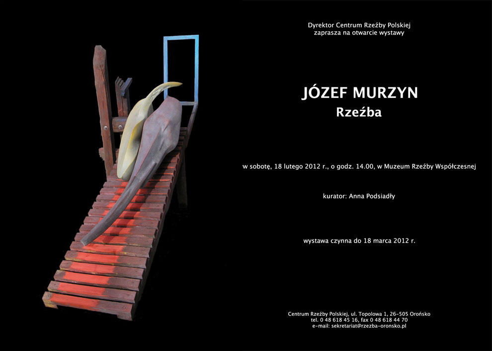 Józef Murzyn "Rzeźba" (źródło: materiały prasowe Centrum)