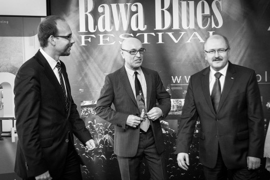 Konferencja prasowa z okazji przyznania KBA 2012 dla Rawa Blues Festival, fot. Jacek Mól