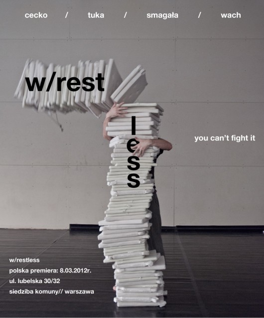 W/restless - plakat, reż. Marcin Cecko (źródło: materiały prasowe)