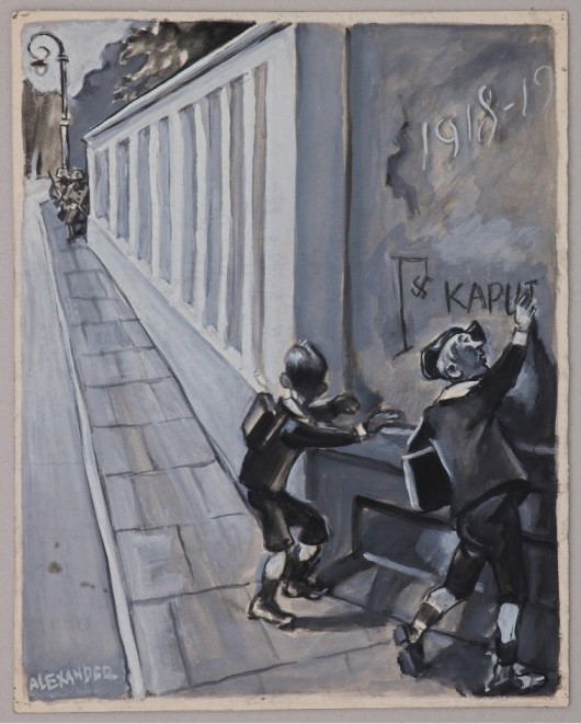 Aleksander Świdwiński, „Humor warszawskiej”, 1943 (źródło: materiał prasowy)