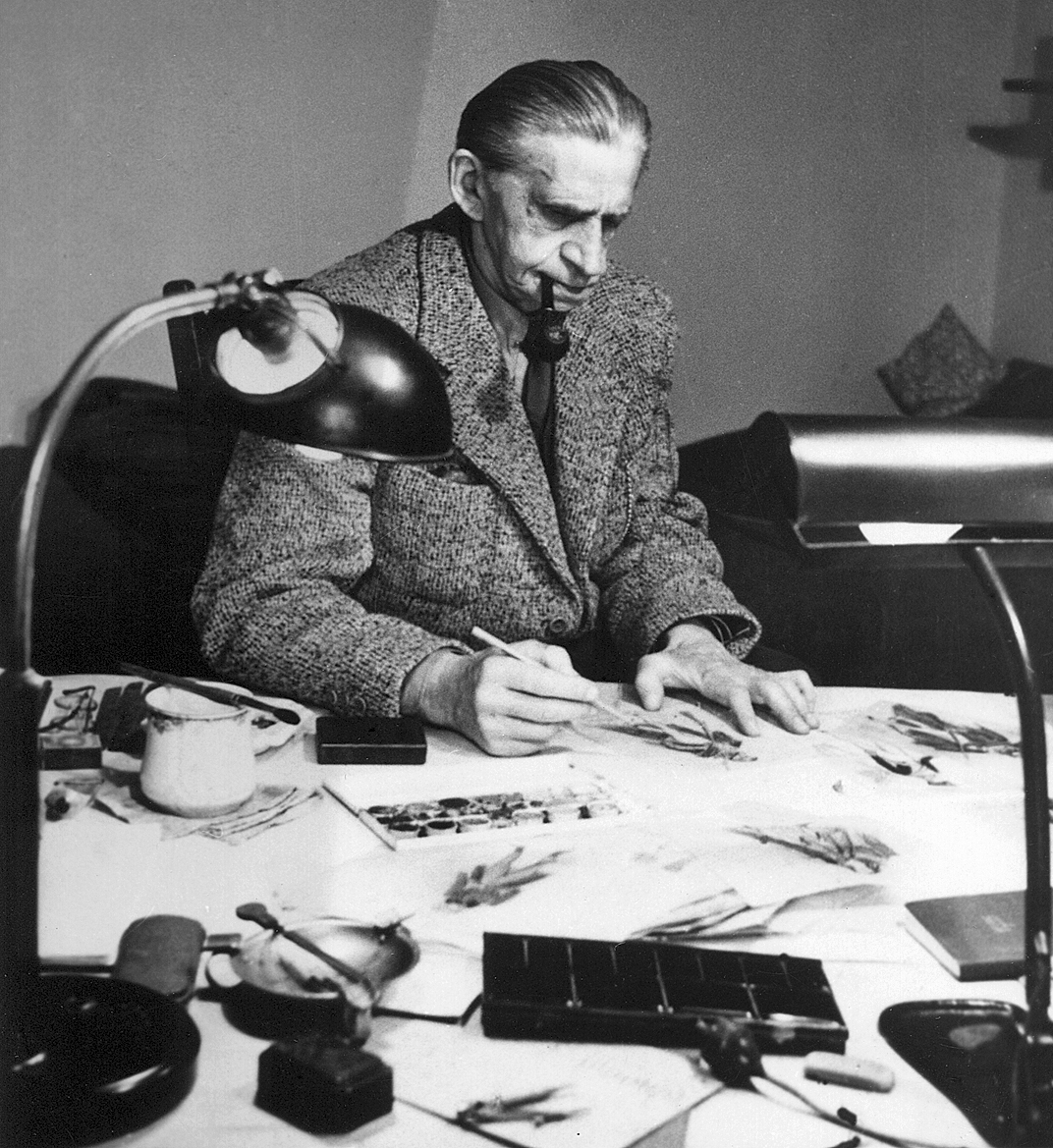 Andrzej Pronaszko przy pracy, 1948 (źródło: materiał prasowy)