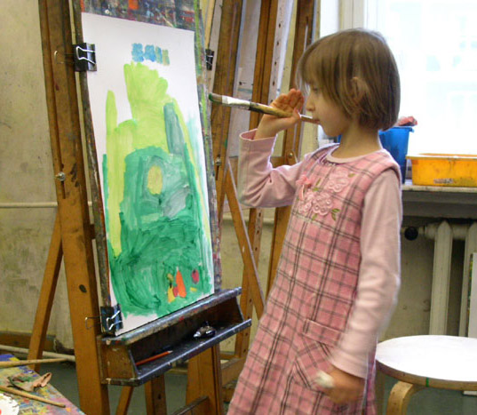 Warsztaty artystyczne dla dzieci, fot. A. Skoczylas (źródło: materiały prasowe)