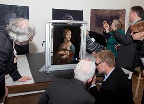 „Dama z gronostajem”, Leonardo da Vinci, zdjęcie przesłane przez organizatora (źródło: materiały prasowe)