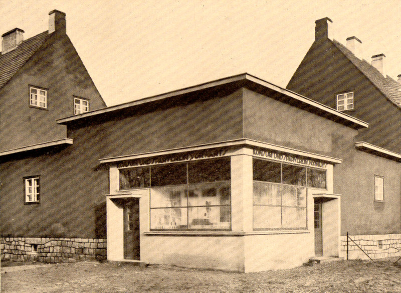 Ernst May, Kiosk, ul. Karmelkowa, Wrocław 1922-24 (źródło: materiał prasowy)