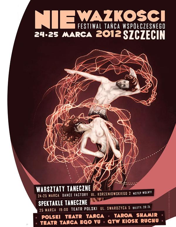 Festiwal Tańca Współczesnego „Nieważkości”, plakat (źródło: materiał prasowy)