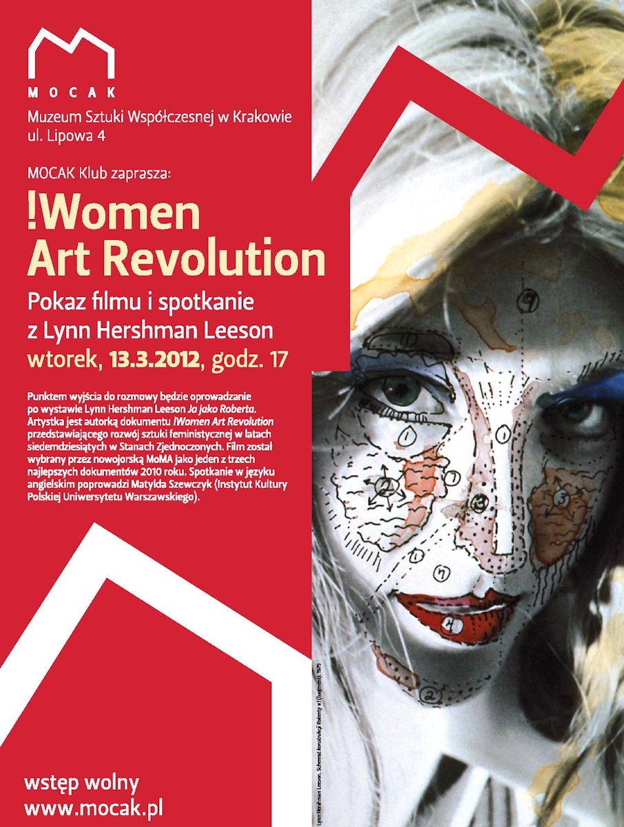 Lynn Hershman Leeson, „!Women Art Revolution”, plakat (źródło: materiał prasowy)