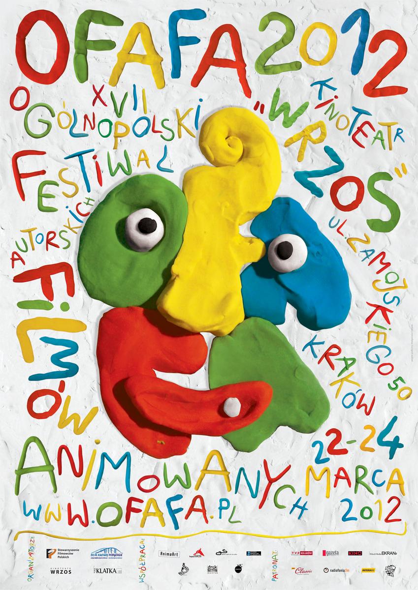 17. Ogólnopolski Festiwal Autorskich Filmów Animowanych OFAFA 2012 - plakat (źródło: materiał prasowy)