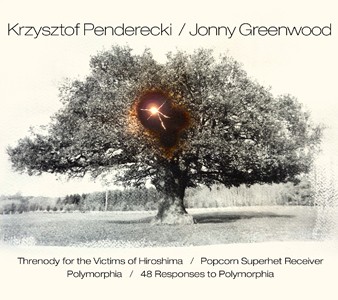 Krzysztof Penderecki/Jonny Greenwood, okładka płyty (materiały prasowe Narodowego Instytutu Audiowizualnego)