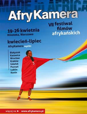 Plakat AfryKamera Festiwalu Filmów Afrykańskich (źródło: materiały organizatora)