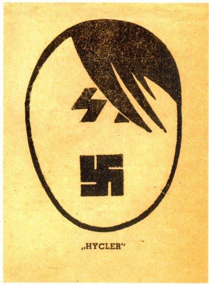 Stanisław Tomaszewski pseud. Miedza, „Hycler [Hitler]” , 1942 (źródło: materiał prasowy)