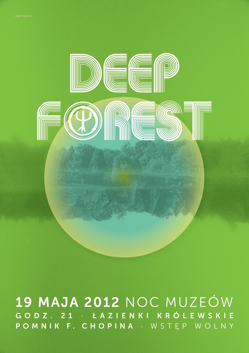 Koncert Deep Forest, plakat (źródło: materiały prasowe)