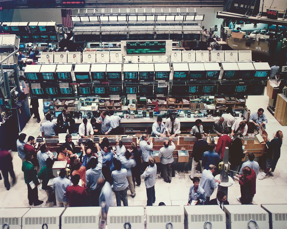 Andreas Gursky, „New York, Stock Exchange”, 1991 (źródło: materiały prasowe)