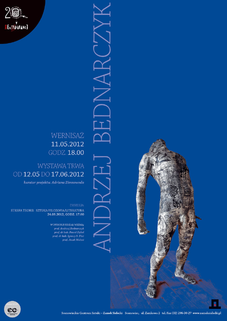 Wernisaż wystawy Andrzeja Bednarczyka, plakat (źródło: materiały prasowe)