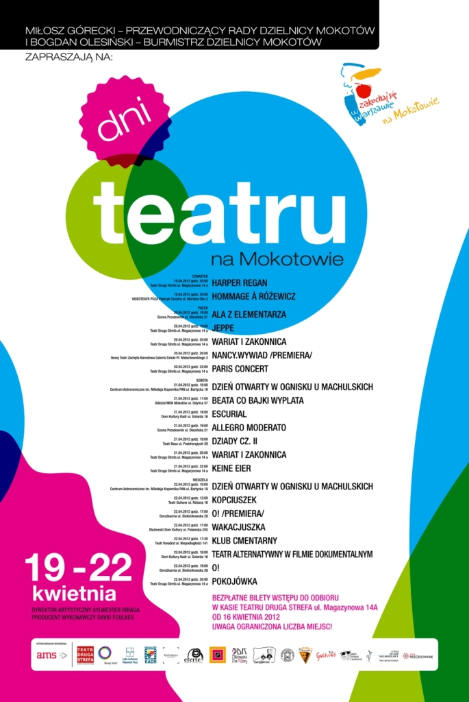 Festiwal Dni Teatru na Mokotowie (źródło: materiały prasowe organizatora)