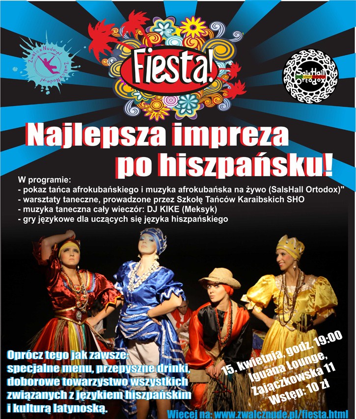 Plakat promocyjny imprezy „Fiesta!” (źródło: materiały prasowe)