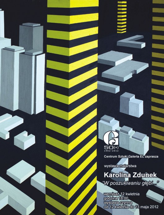 Karolina Zdunek, „W poszukiwaniu głębi...”, plakat (źródło: materiał prasowy)