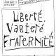 „Liberté, Variété, Fraternité”, plakat (źródło: materiał prasowy)