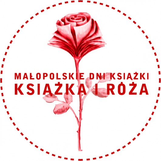 Logo Małopolskich Dni Książki „Książka i Róża” (źródło: materiały prasowe)
