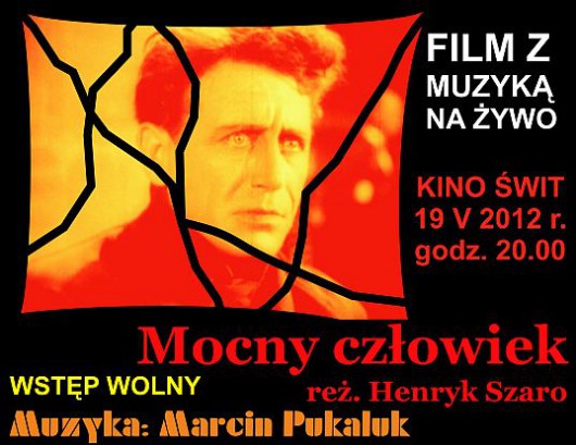 Afisz do występu Marcina Pukaluka w Kinie Świt (źródło: materiały prasowe)