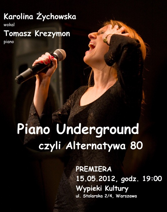 Piano Underground, plakat (źródło: materiały prasowe)