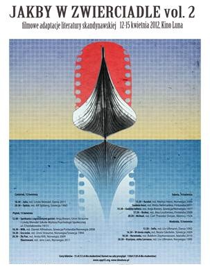 Plakat 2. edycji „Jakby w Zwierciadle”, Kino Luna w Warszawie (źródło: materiały prasowe)