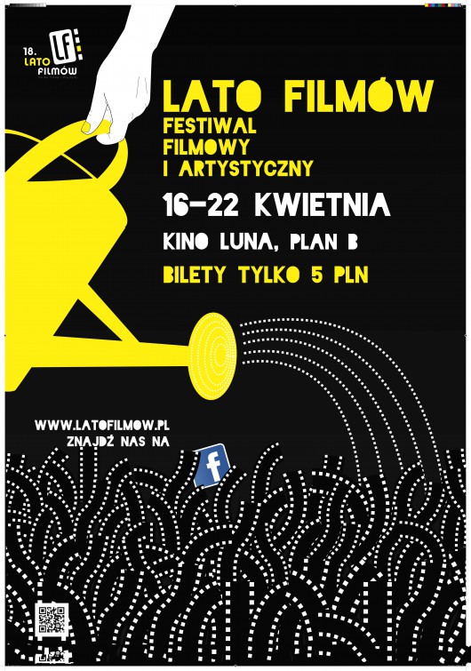 Plakat Festiwalu Filmowego i Artystycznego Lato Filmów w Warszawie (źródło: materiały prasowe)