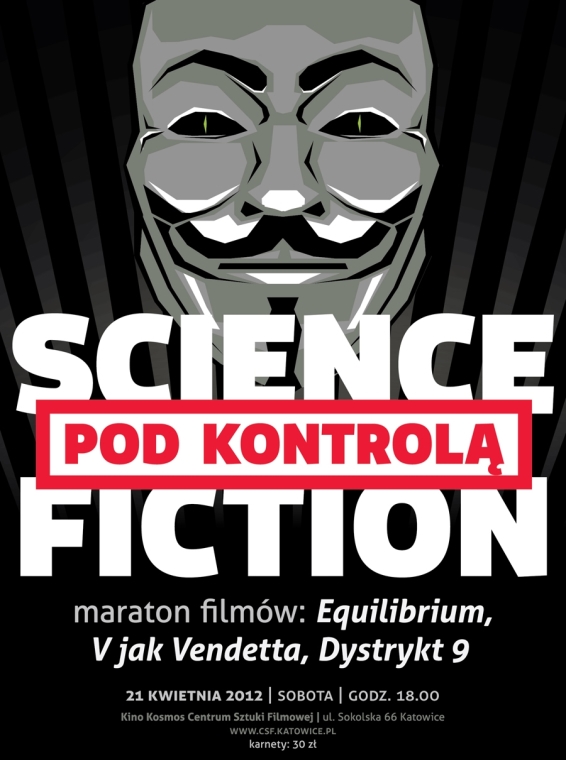 „Science fiction pod kontrolą”, plakat (źródło: materiały prasowe)