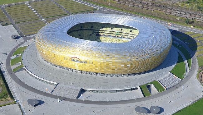 Stadion PGE Arena, widok z góry, fot. RKW Rhode Kellerman Wawrowsky (źródło: materiał prasowy)