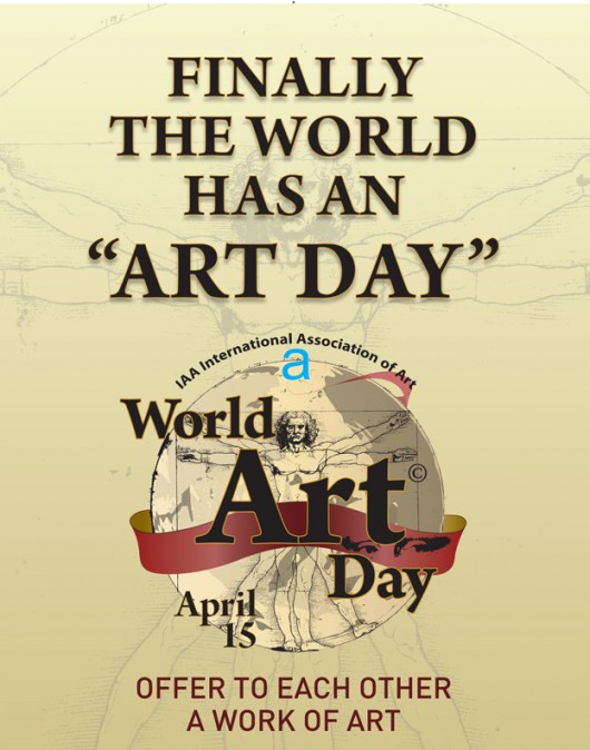 Plakat Światowego Dnia Sztuki (źródło: materiały prasowe)