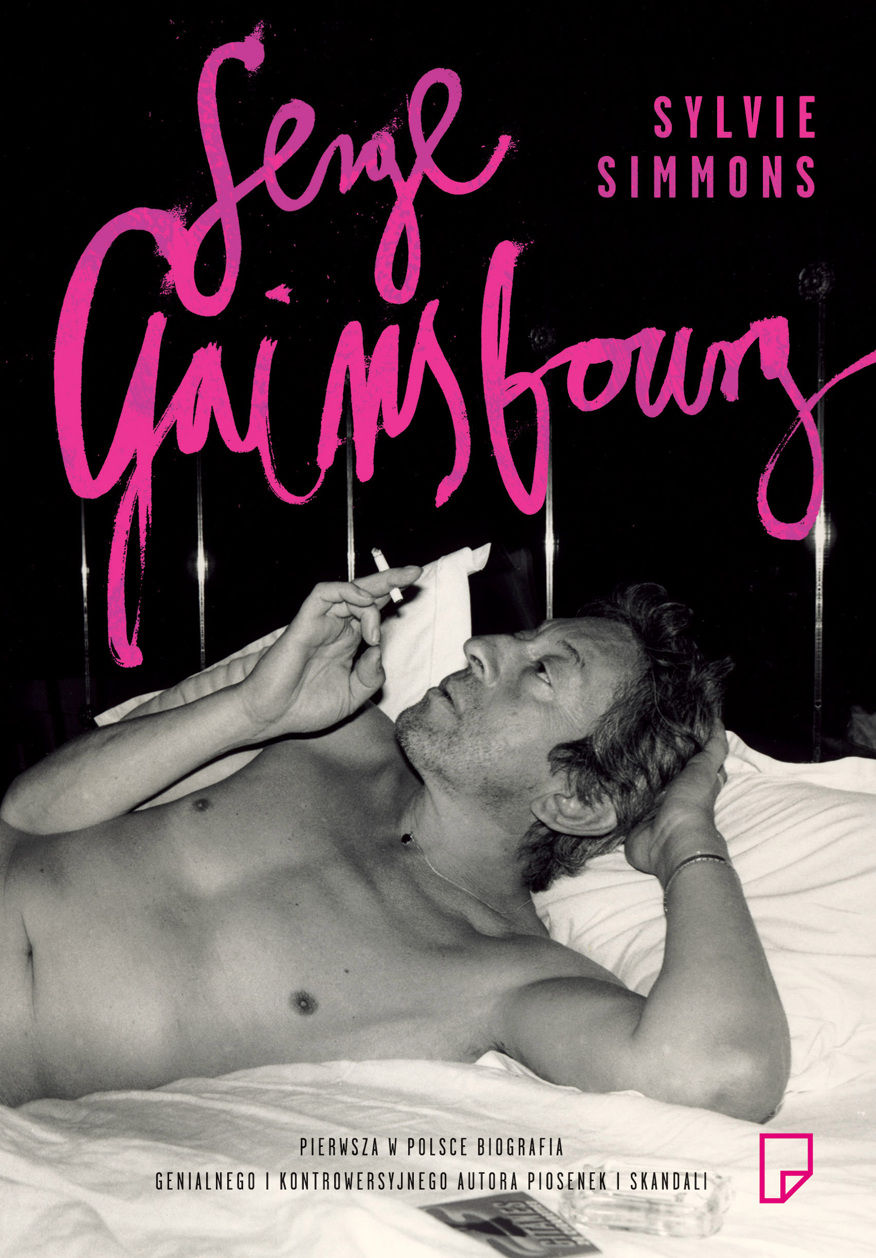 Sylvie Simmons, „Serge Gainsbourg”, okładka książki (źródło: materiały prasowe)