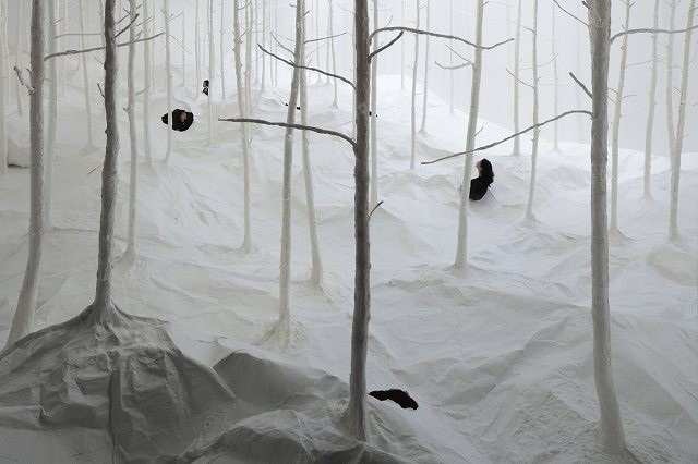 Wystawa Takashi Kuribayashi „Forest from the Forest”, Biennale 2012 (źródło: materiały organizatora)