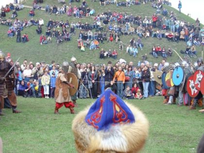 Tradycyjne Święto Rękawki, Kopiec Krakusa w Krakowie, 29 marca 2005 roku (źródło: materiał prasowy)