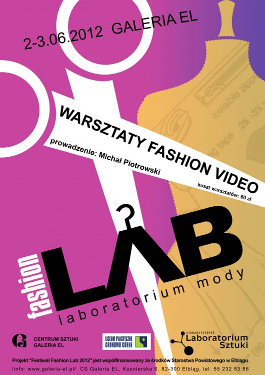 Plakat Fashion Lab 2012 (źródło: materiały prasowe)