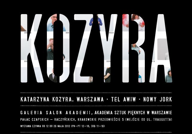 Wystawa prac Katarzyny Kozyry, plakat (źródło: materiały prasowe)
