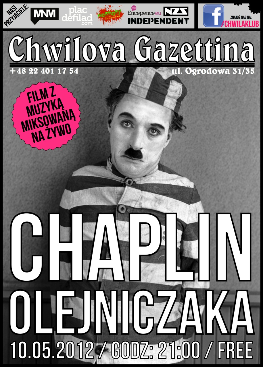 Plakat „Chaplin Olejniczaka” (źródło: materiały prasowe)