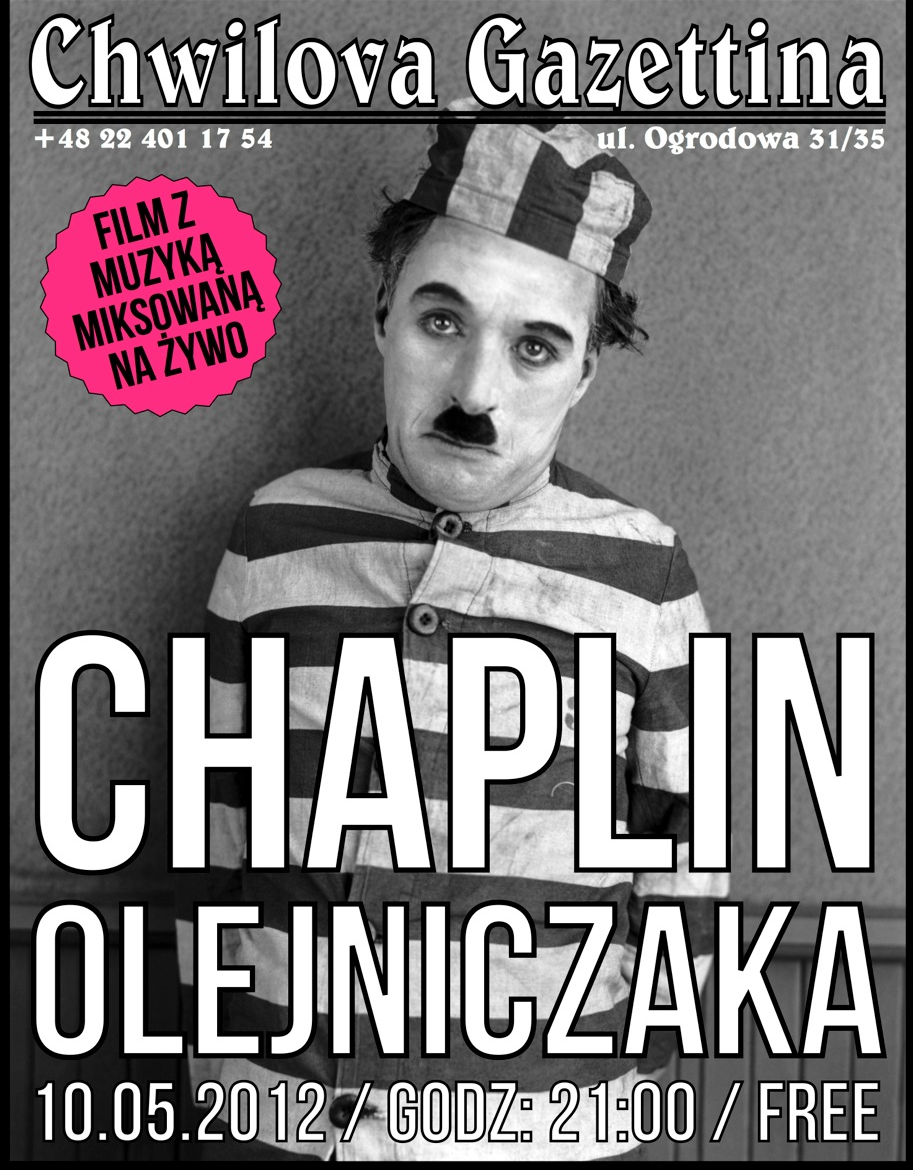 Plakat „Chaplin Olejniczaka” (źródło: materiały prasowe)