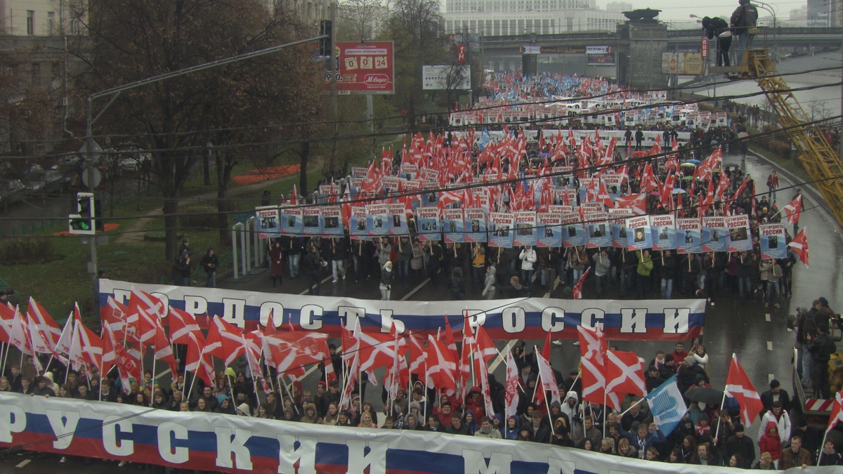 Kadr z filmu „Pocałunek Putina”, reż. Lise Birk Pedersen (źródło: materiał prasowy)